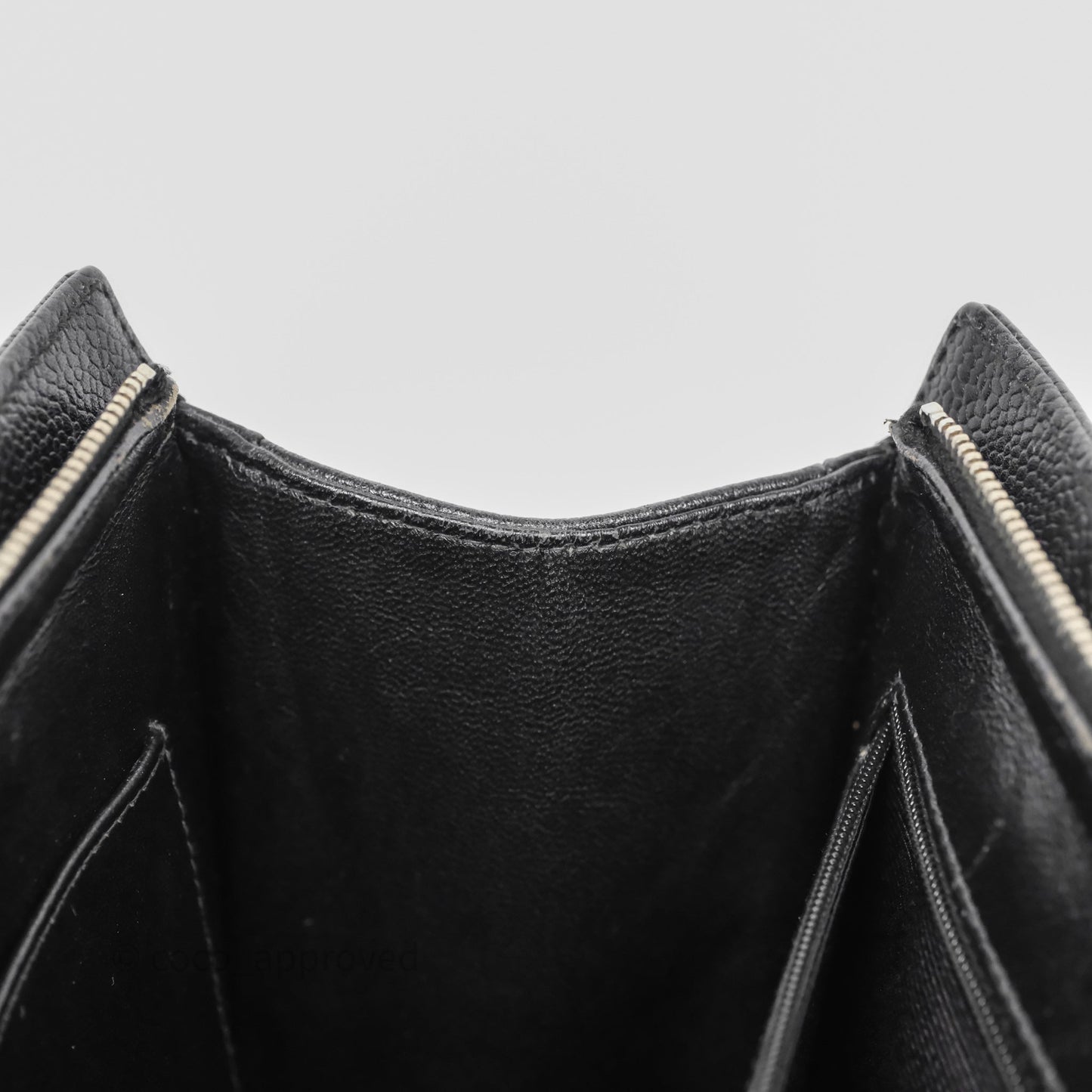Chanel Vintage Tote Bag Black Caviar Silver Hardware