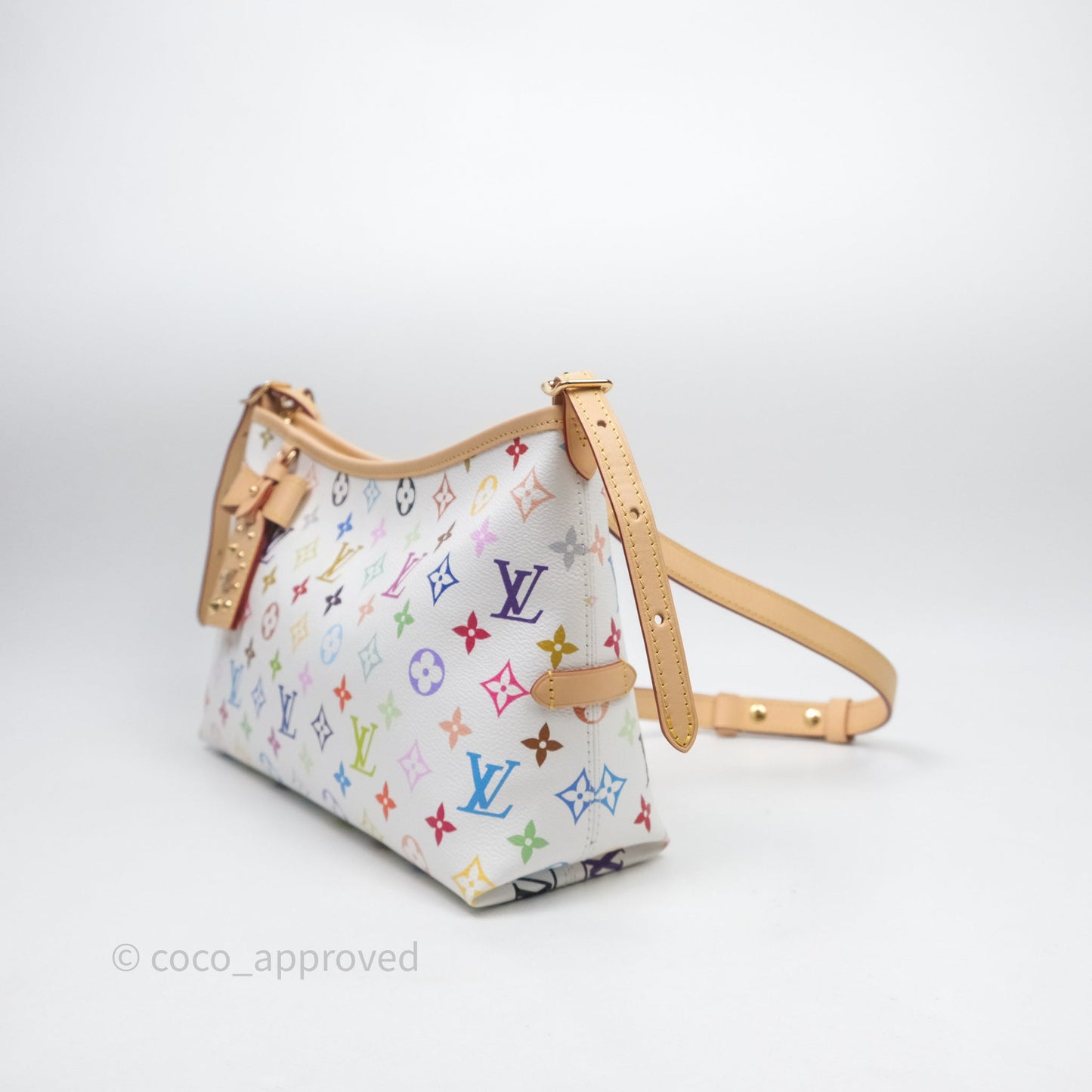 Louis Vuitton x Murakami Carryall East West White Monogram Multicolor