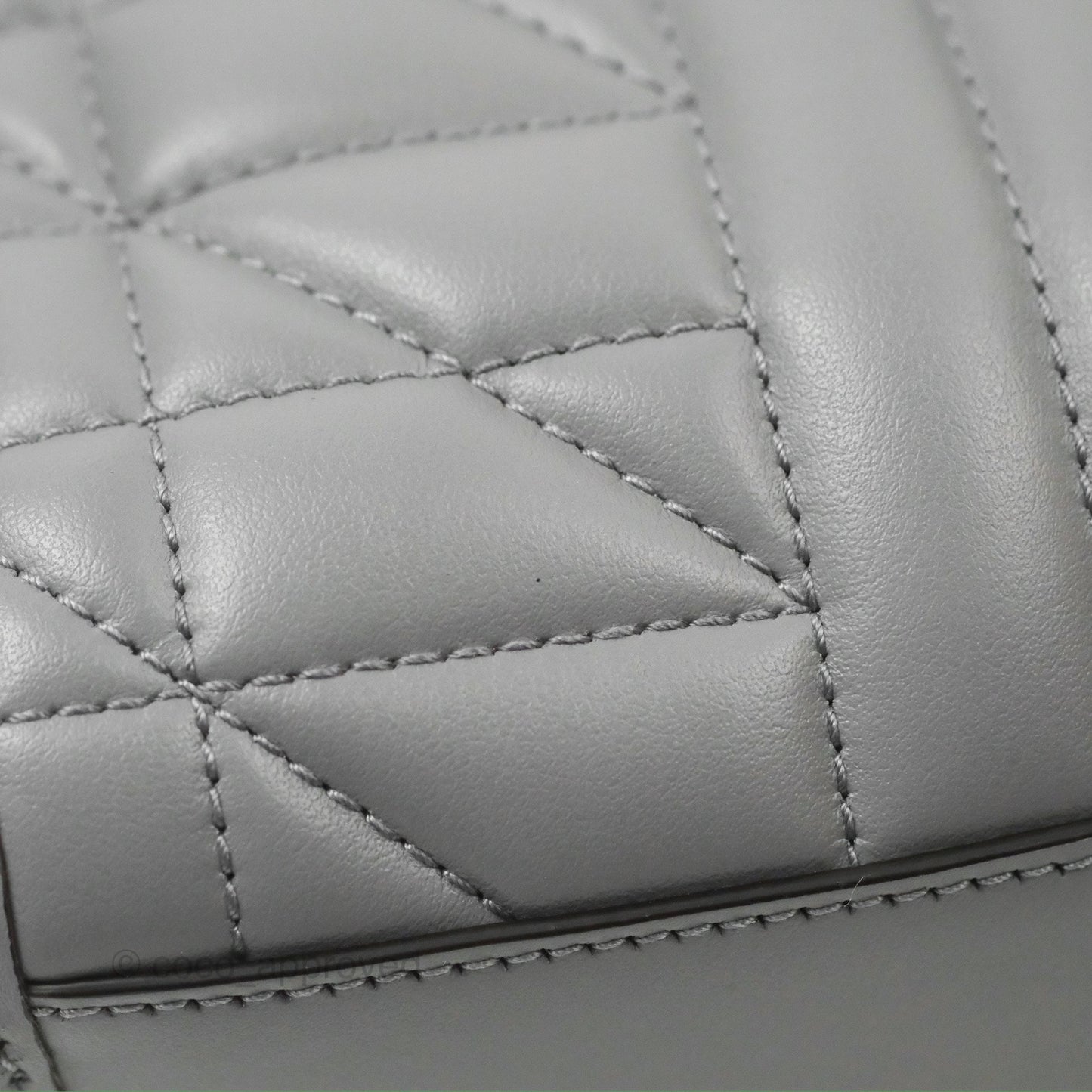 Gucci Mini GG Marmont Vertical Tote Bag Grey Silver Hardware