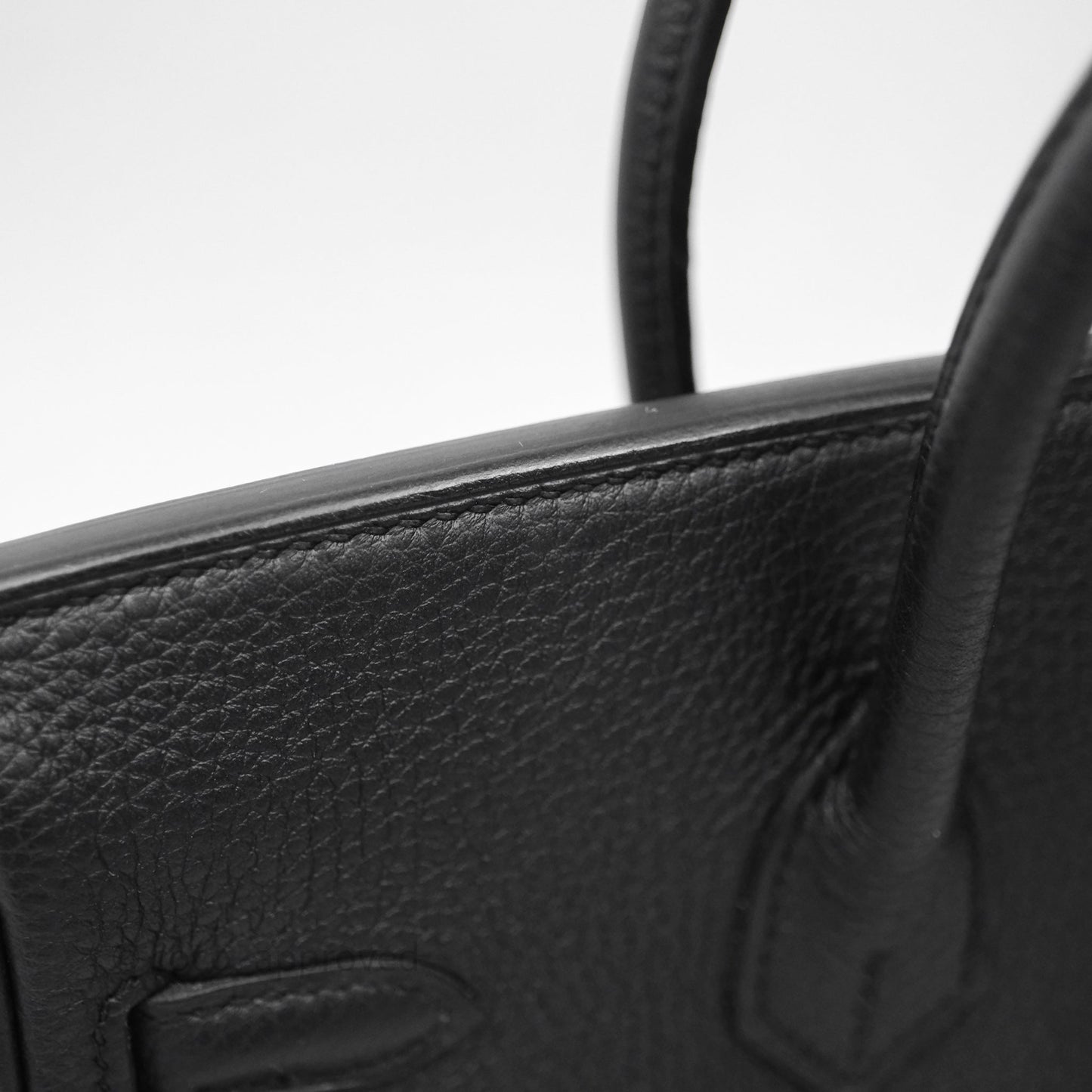 Hermes Birkin 25 Black Togo Gold Hardware