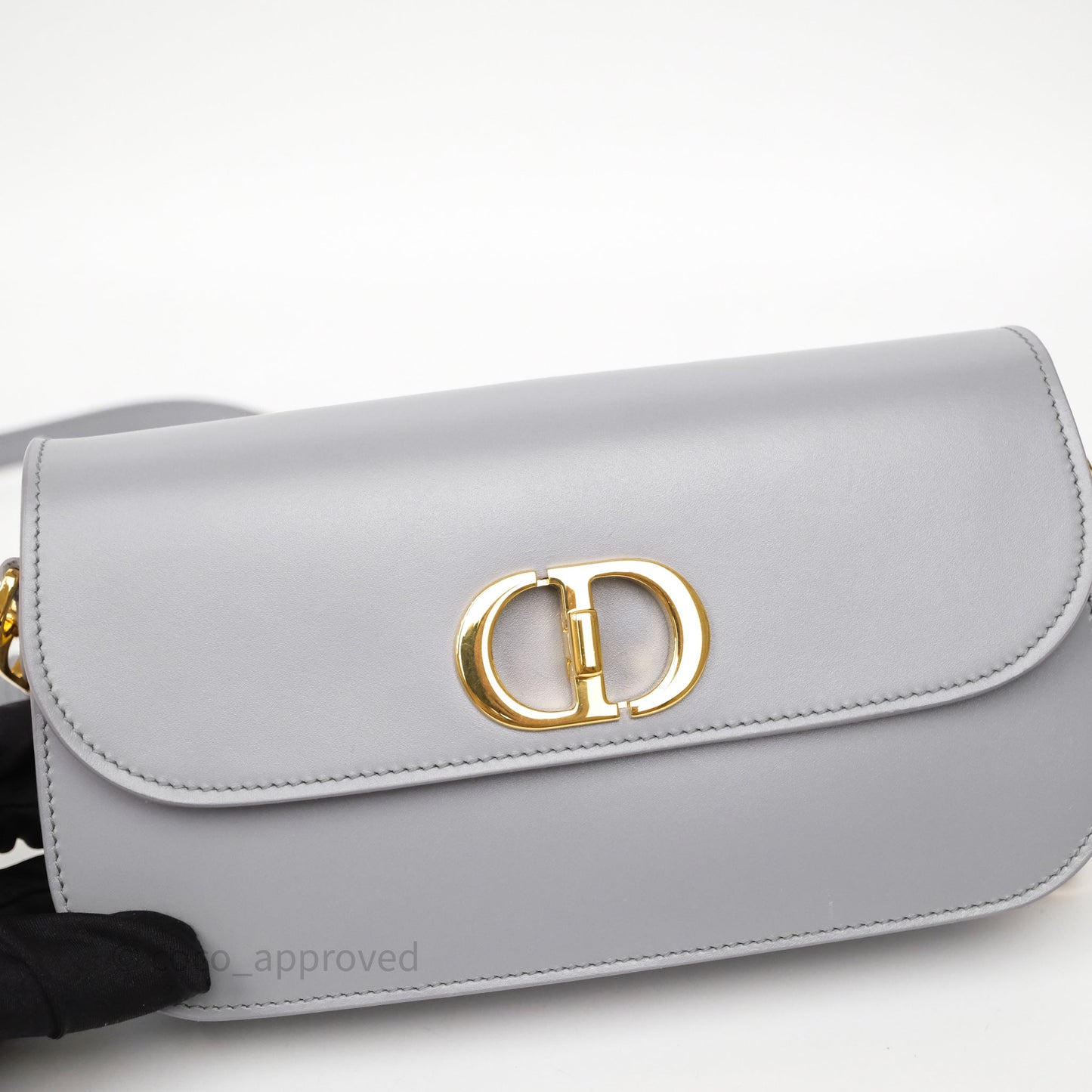 Dior 30 Montaigne Avenue Bag Grey Box Calfskin