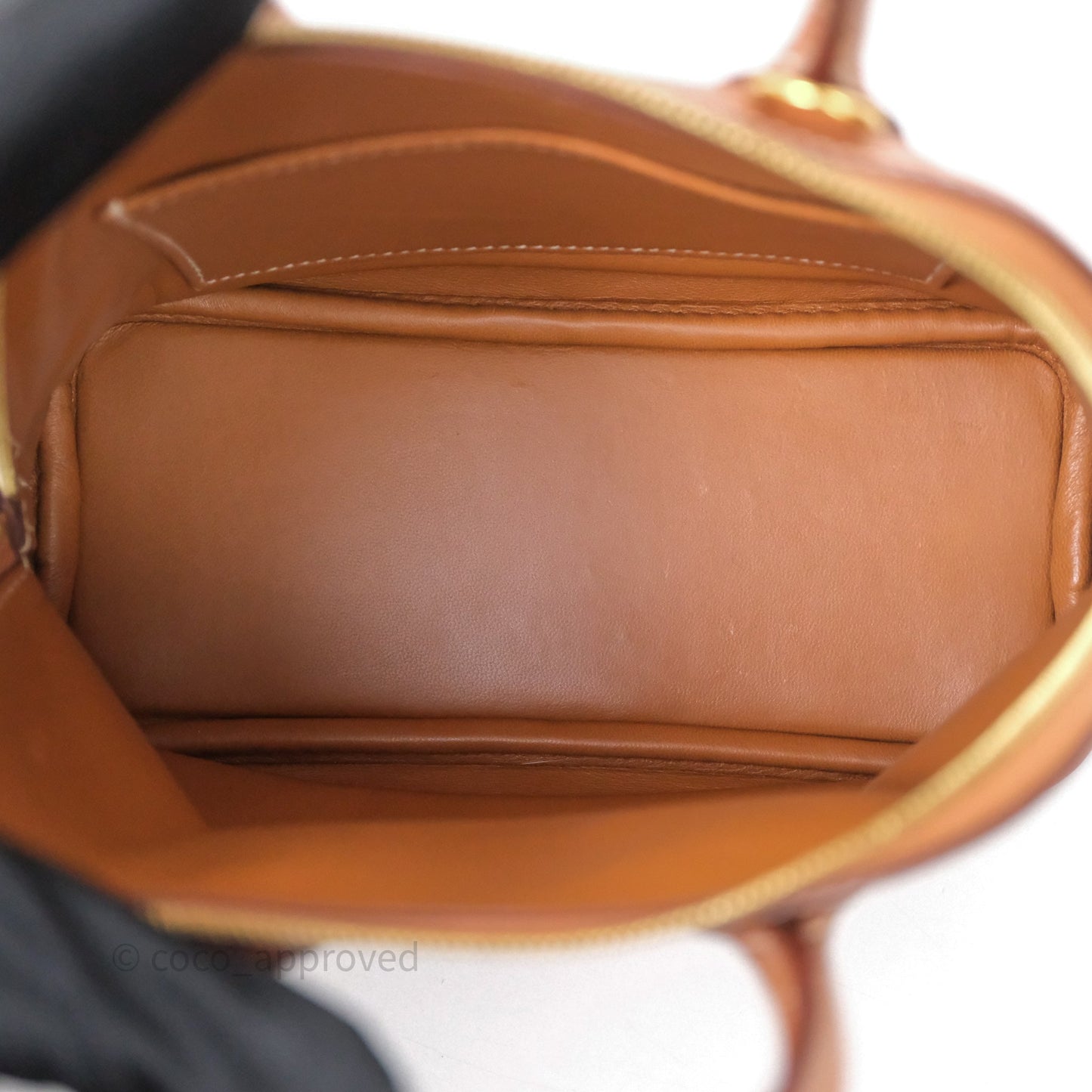 Hermès Bolide Mini 1923 Gold Evercolor Gold Hardware