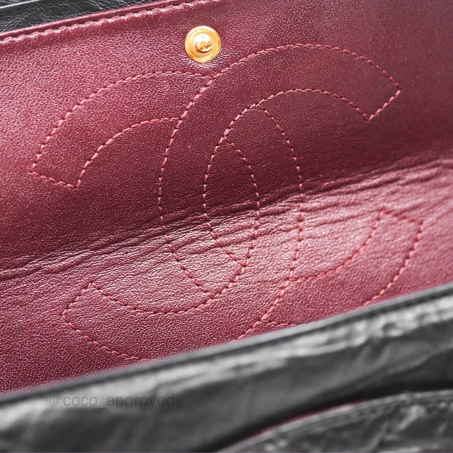 Chanel Reissue 226 Flap Quilted Calfskin Black Gold Hardware