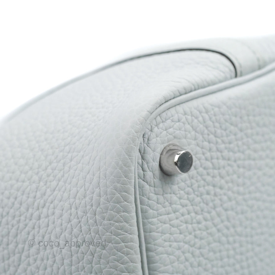 Hermès Picotin Lock 18 Bleu Pale Clemence Palladium Hardware