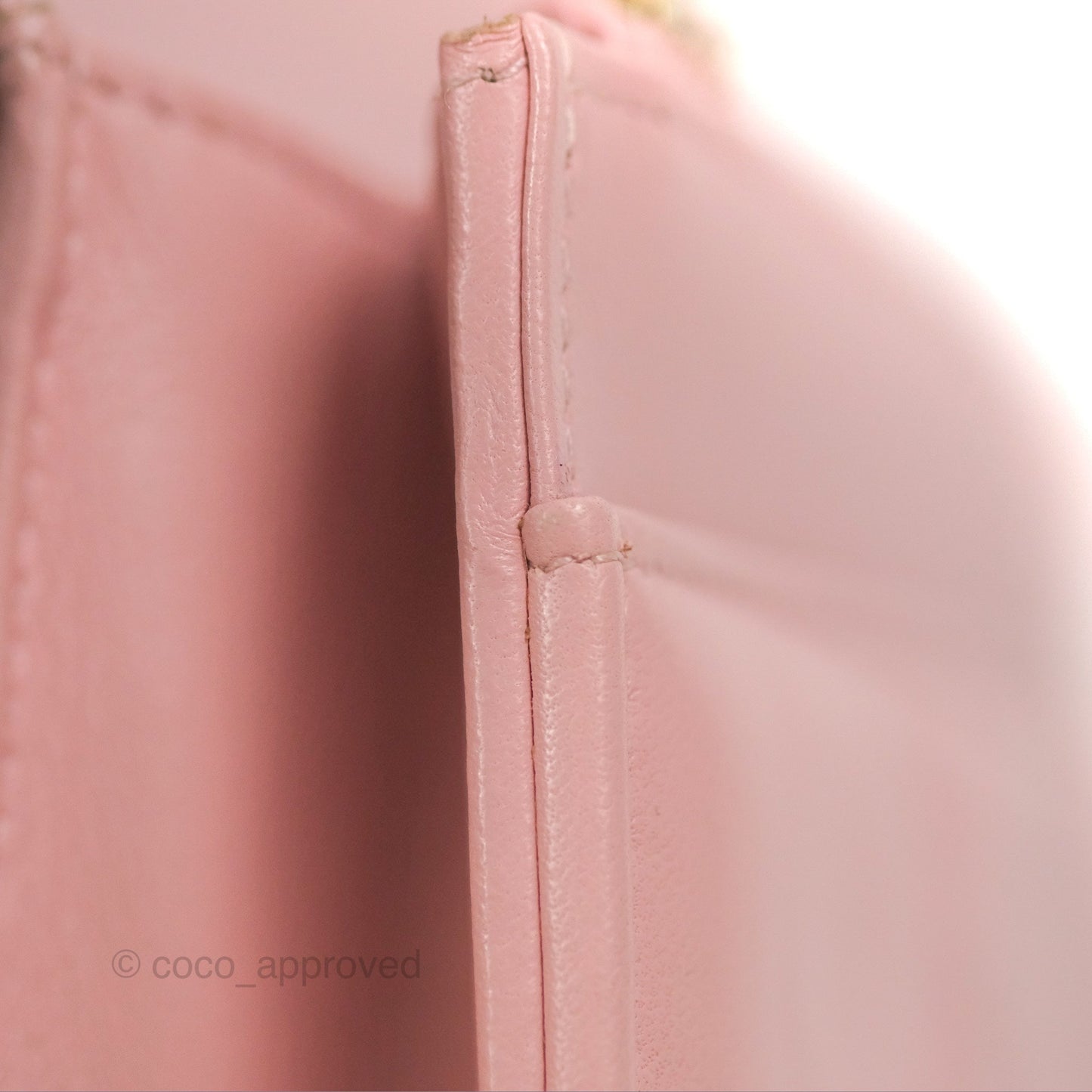 Chanel 19 Wallet on Chain WOC Light Pink Mixed Hardware