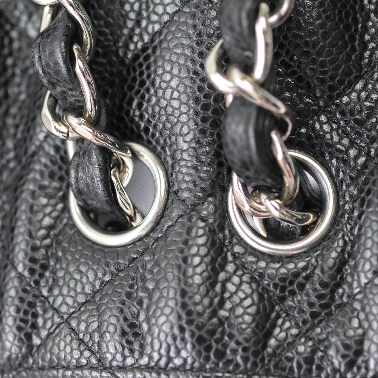 Chanel Jumbo Double Flap Black Caviar Silver Hardware⁣⁣