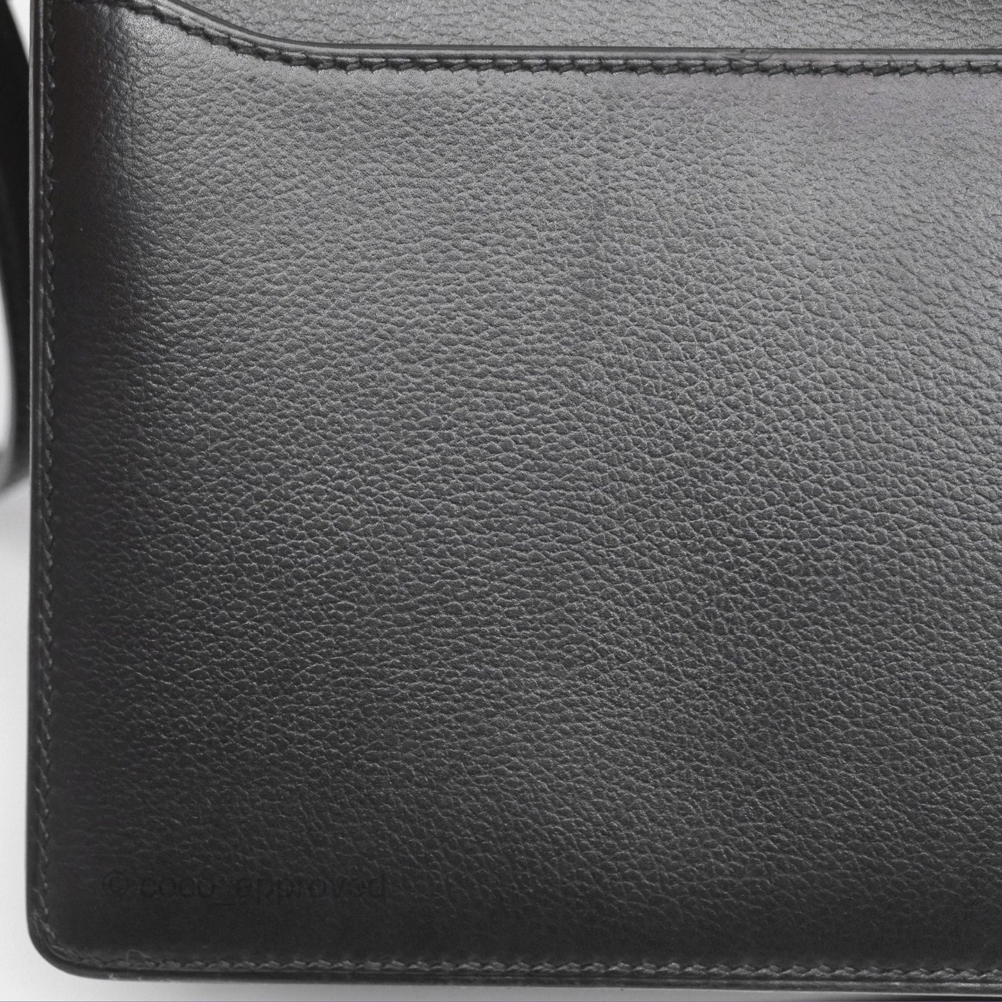 Hermès Roulis Mini 18 Black Noir 89 Veau Evergrain Permabrass Hardware
