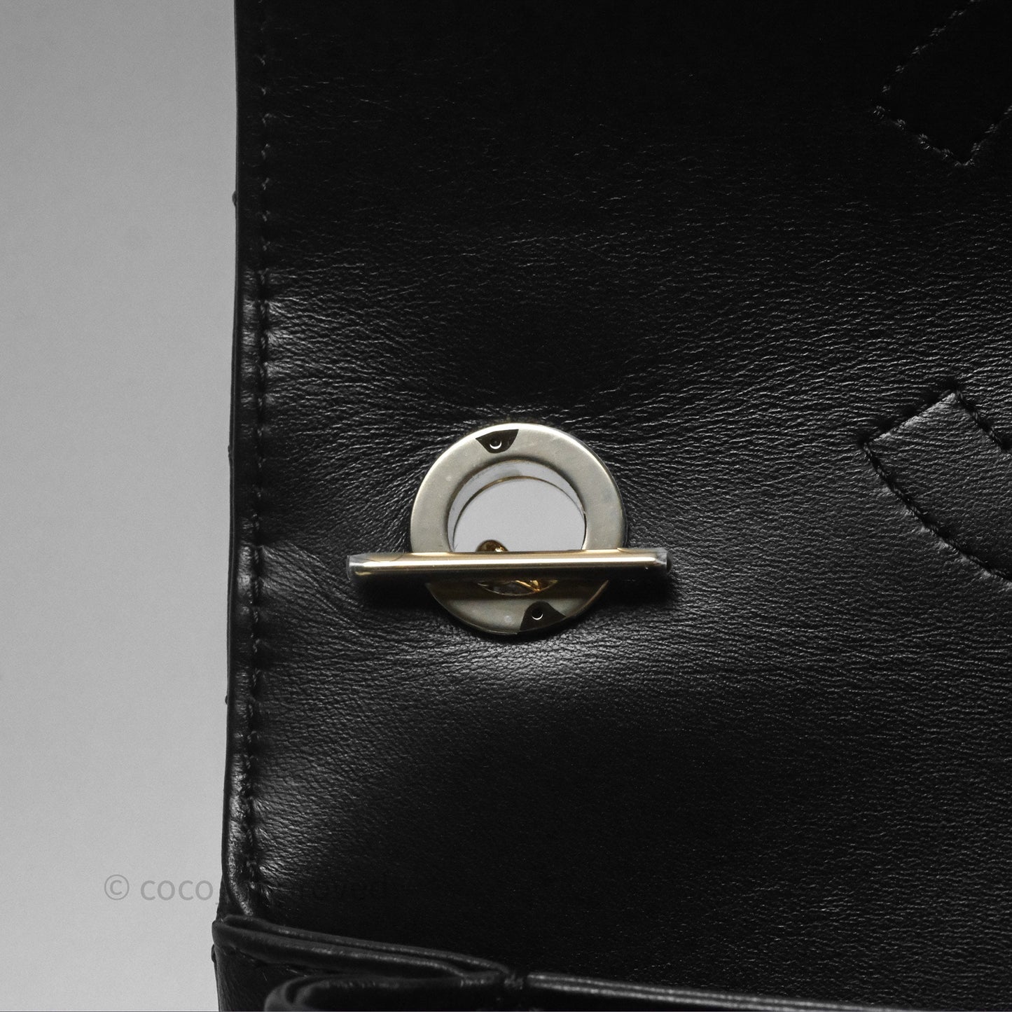 Chanel Small Trendy CC Black Chevron Lambskin Gold Hardware