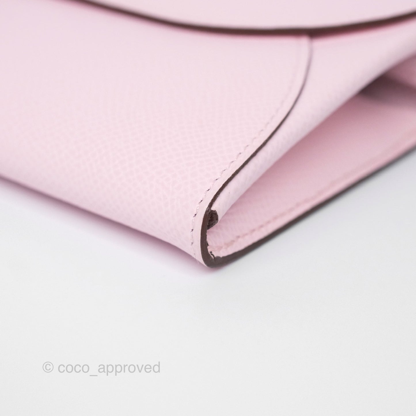 Hermes Maillon To Go Wallet Rose Darling M7 Epsom