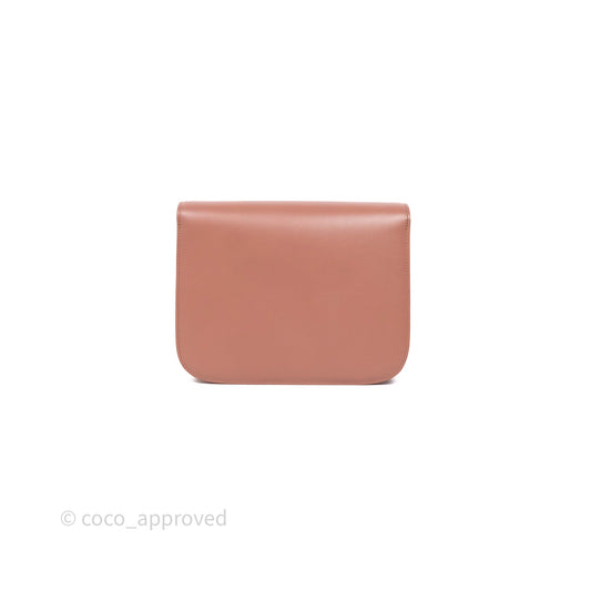 Celine Rose Box Medium Calfskin Bag Gold Hardware