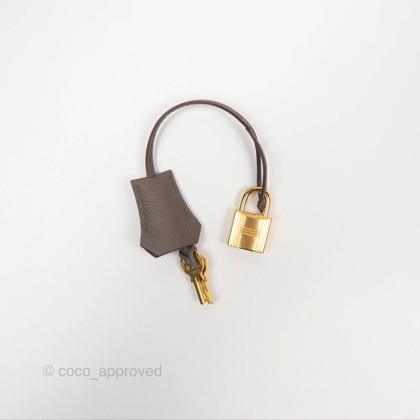 Hermès Kelly Sellier 28 Gris Etain 8F Epsom Gold Hardware