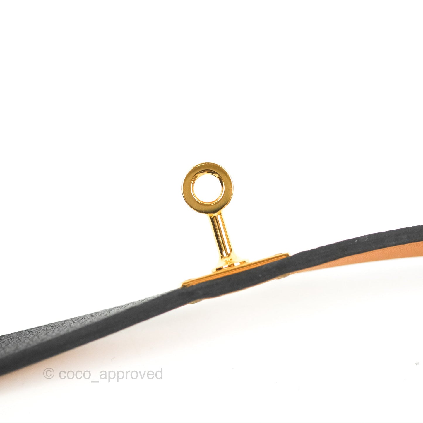 Hermès Mini Kelly Double Tour Bracelet Black Swift Gold Hardware