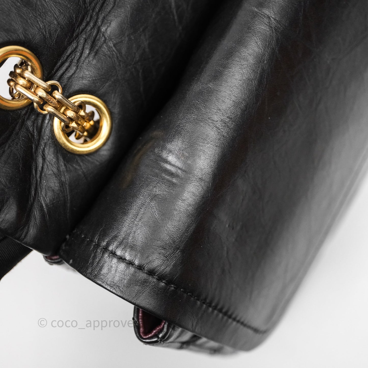 Chanel Reissue Quilted Aged Calfskin Black Aged Gold Hardware 227