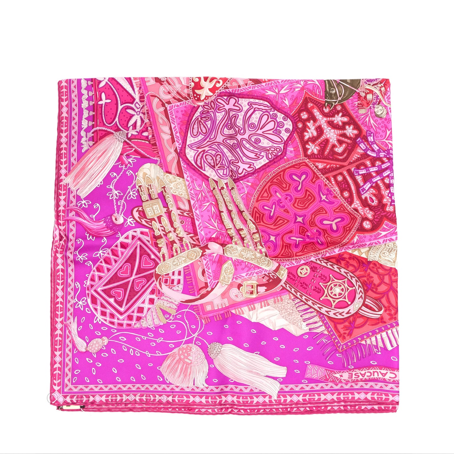 Hermès Cavaliers du Caucase Silk Scarf 90