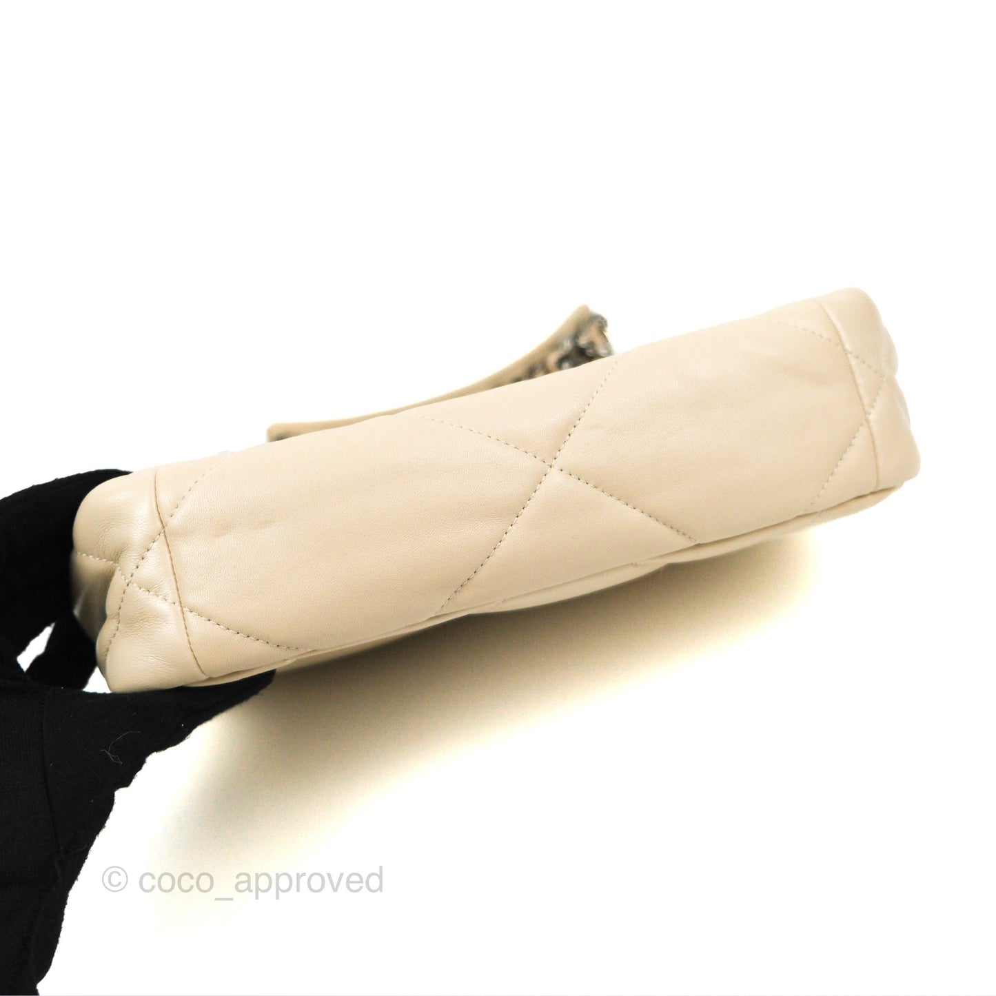 Chanel 19 Small Ivory Beige Mixed Hardware