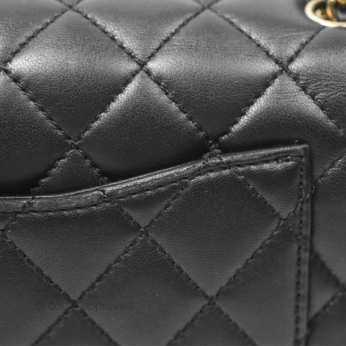Chanel Ball Crush Mini Rectangular Black Lambskin Gold Hardware 23C