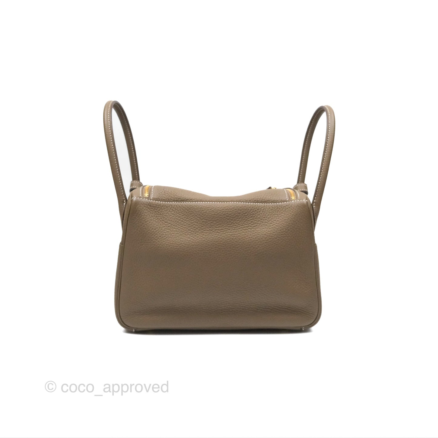 Hermès Lindy 26 Etoupe Clemence Gold Hardware