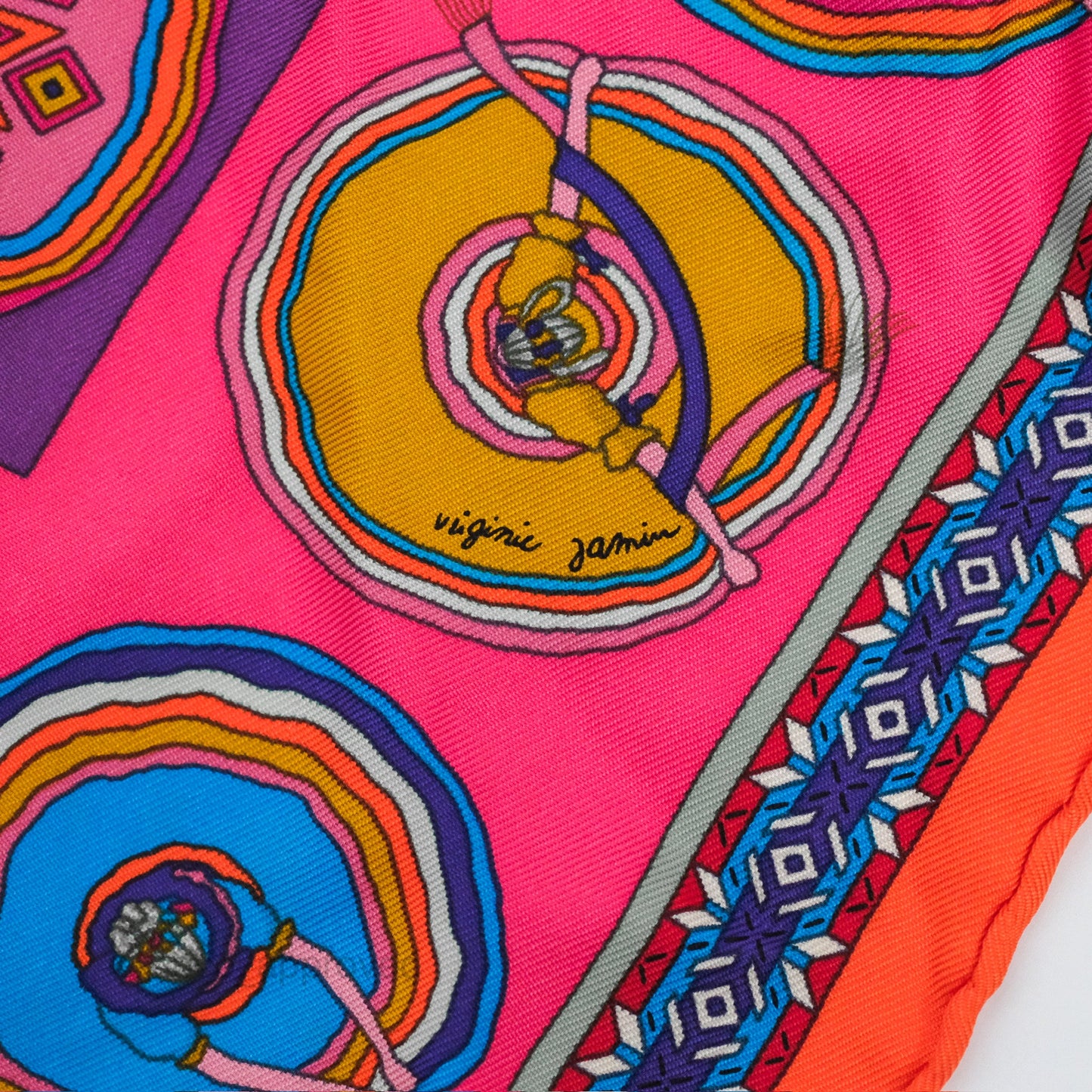 Hermes Belles Du Mexique Scarf 45