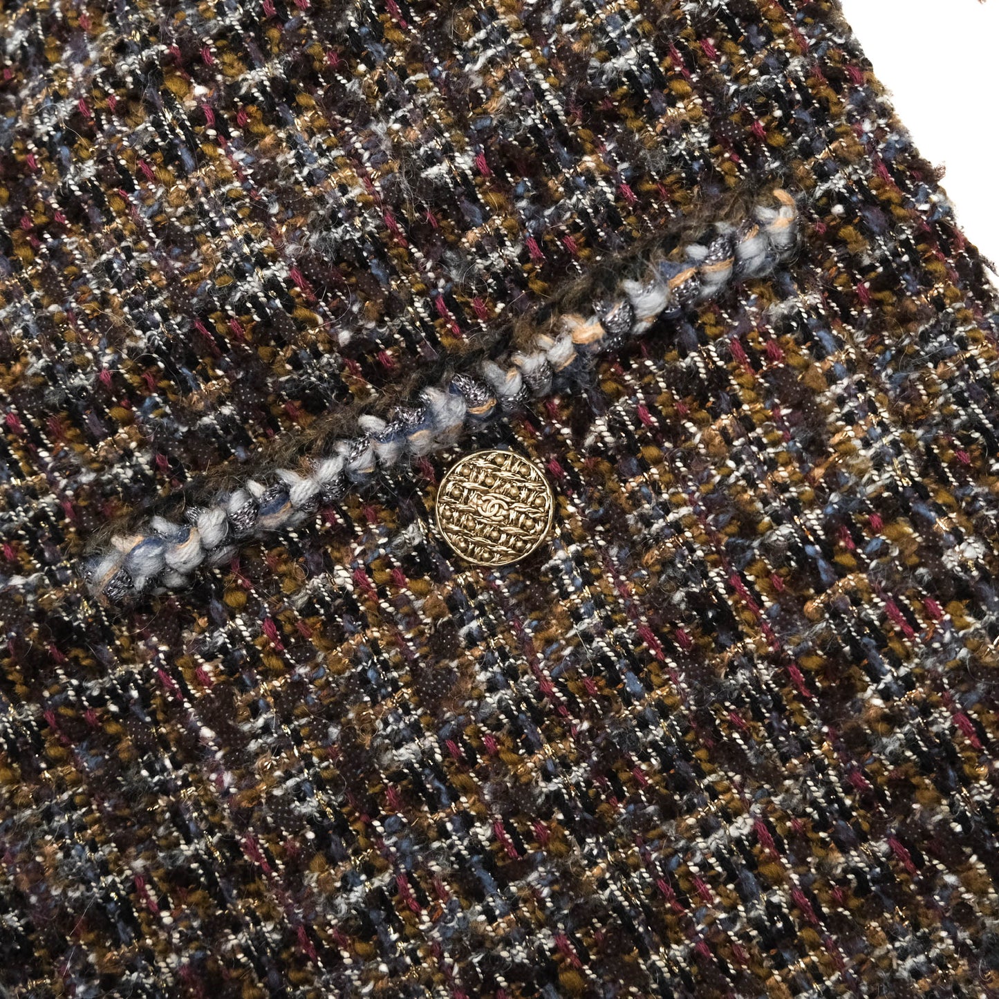 Chanel Tweed Jacket in Brown 2018-19F/W