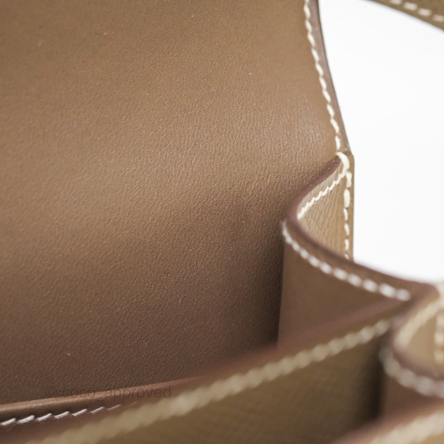 Hermès Constance Mini 18cm Mirror Etoupe Epsom Gold Hardware
