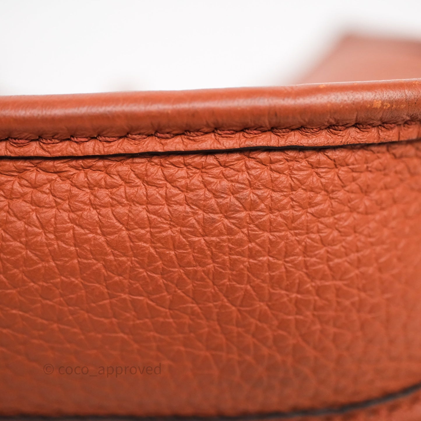Hermès Mini Evelyne 16 Brick Clemence Gold Hardware
