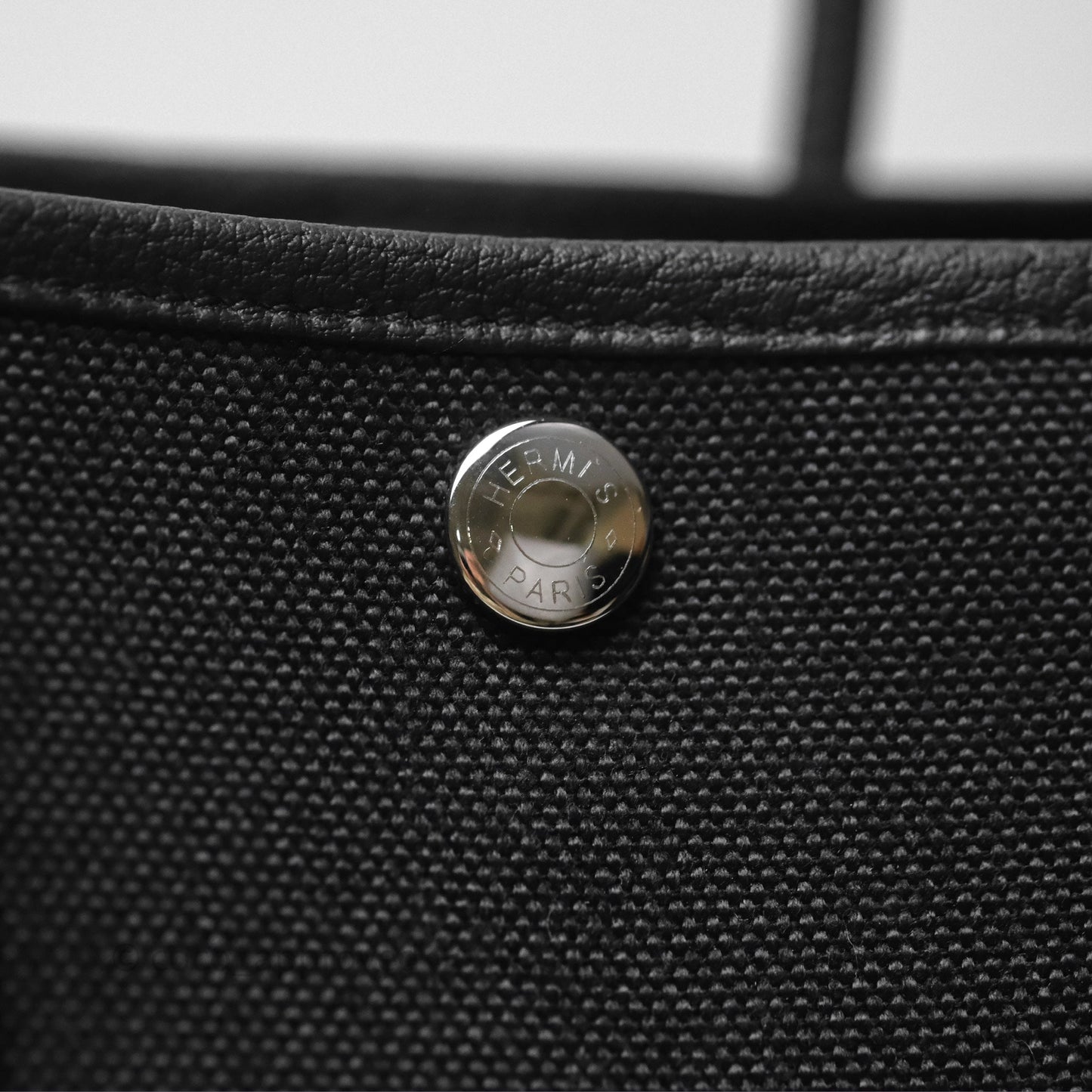 Hermès Garden Party 30 Canvas Noir 89 Black
