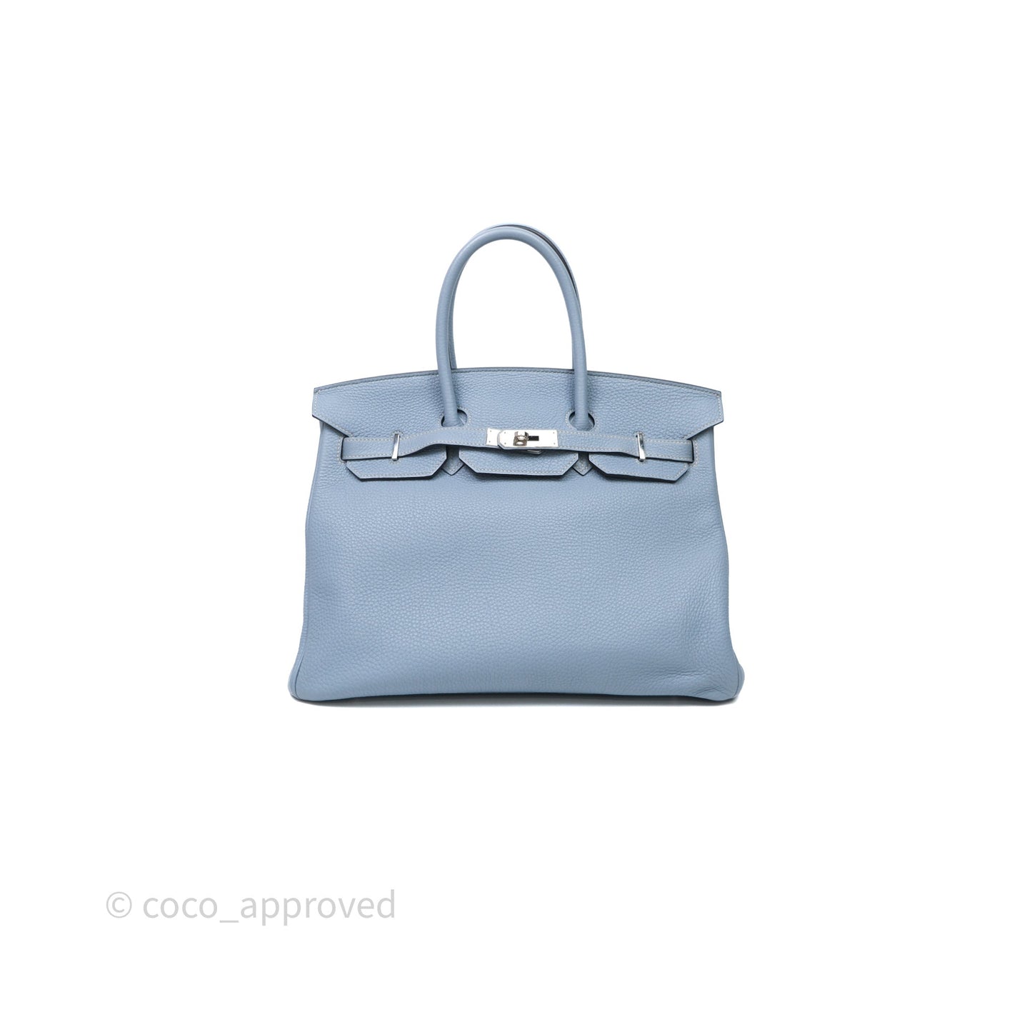 Hermès Birkin 35 Blue Ciel Togo Palladium Hardware