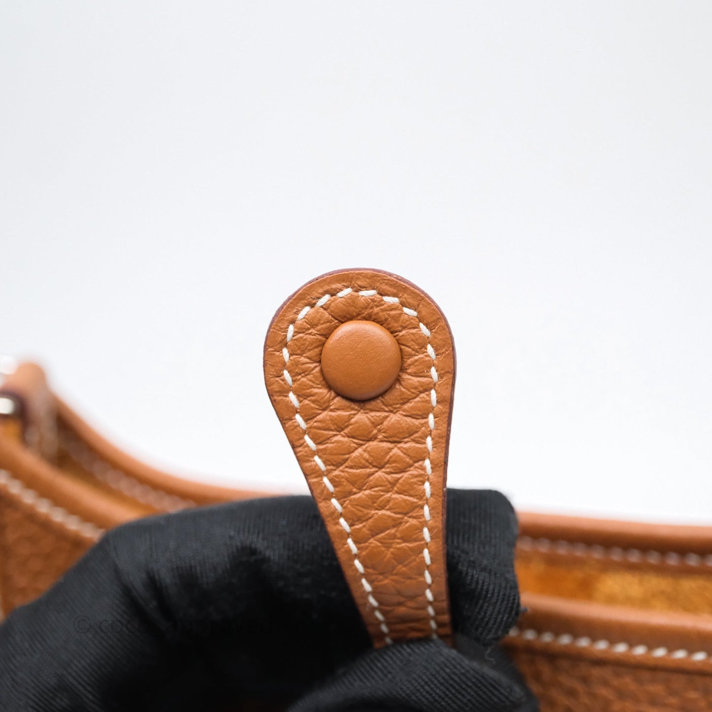 Hermès Mini Evelyne 16 Gold 37 Clemence Palladium Hardware