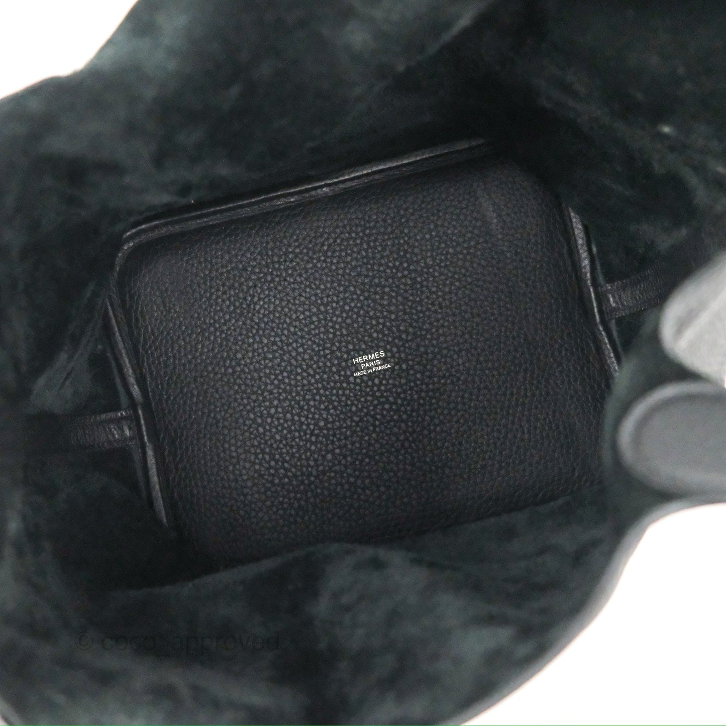 Hermès Picotin 22 Black Noir 89 Clemence Palladium Hardware