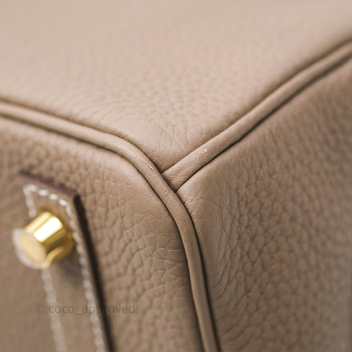 Hermès Birkin 30 Retourne Etoupe 18 Togo Gold Hardware