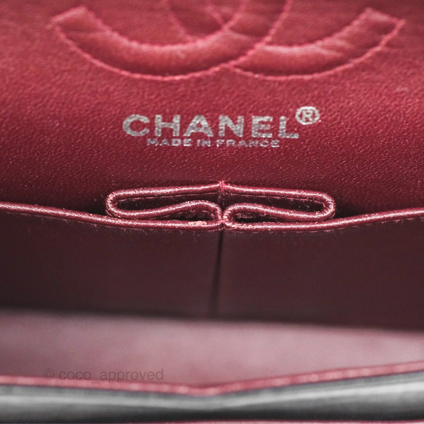 Chanel Vintage Small Classic Flap Black Lambskin Silver Hardware