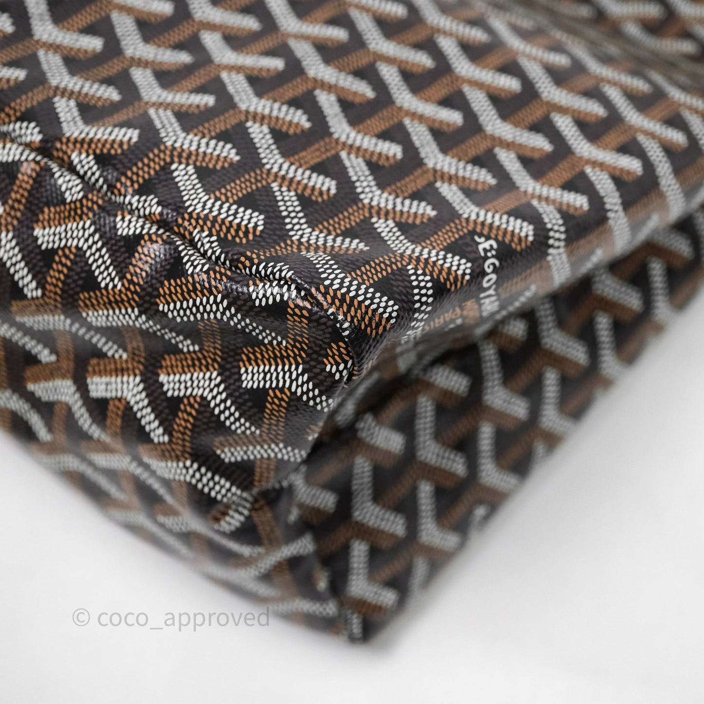 Goyard Bohème Hobo Bag Black & Tan