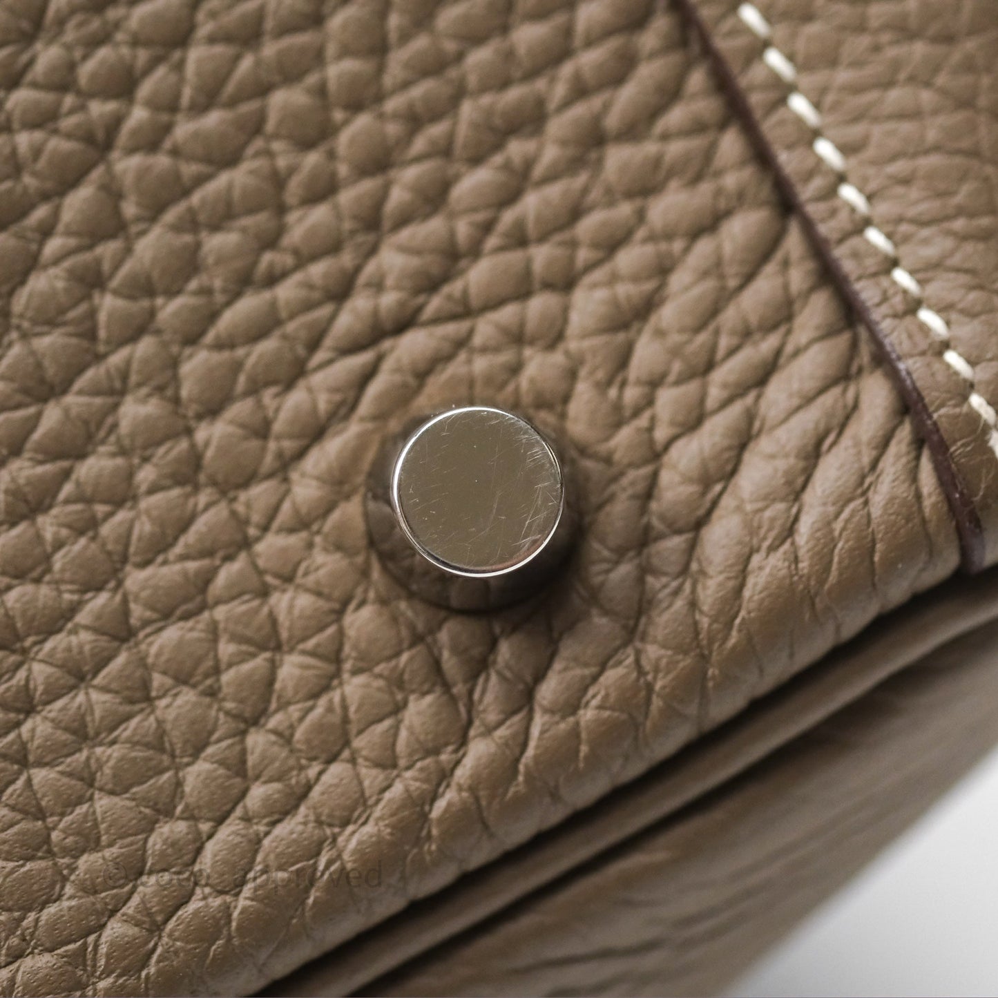 Hermès Lindy 30 Etoupe 18 Clemence Palladium Hardware