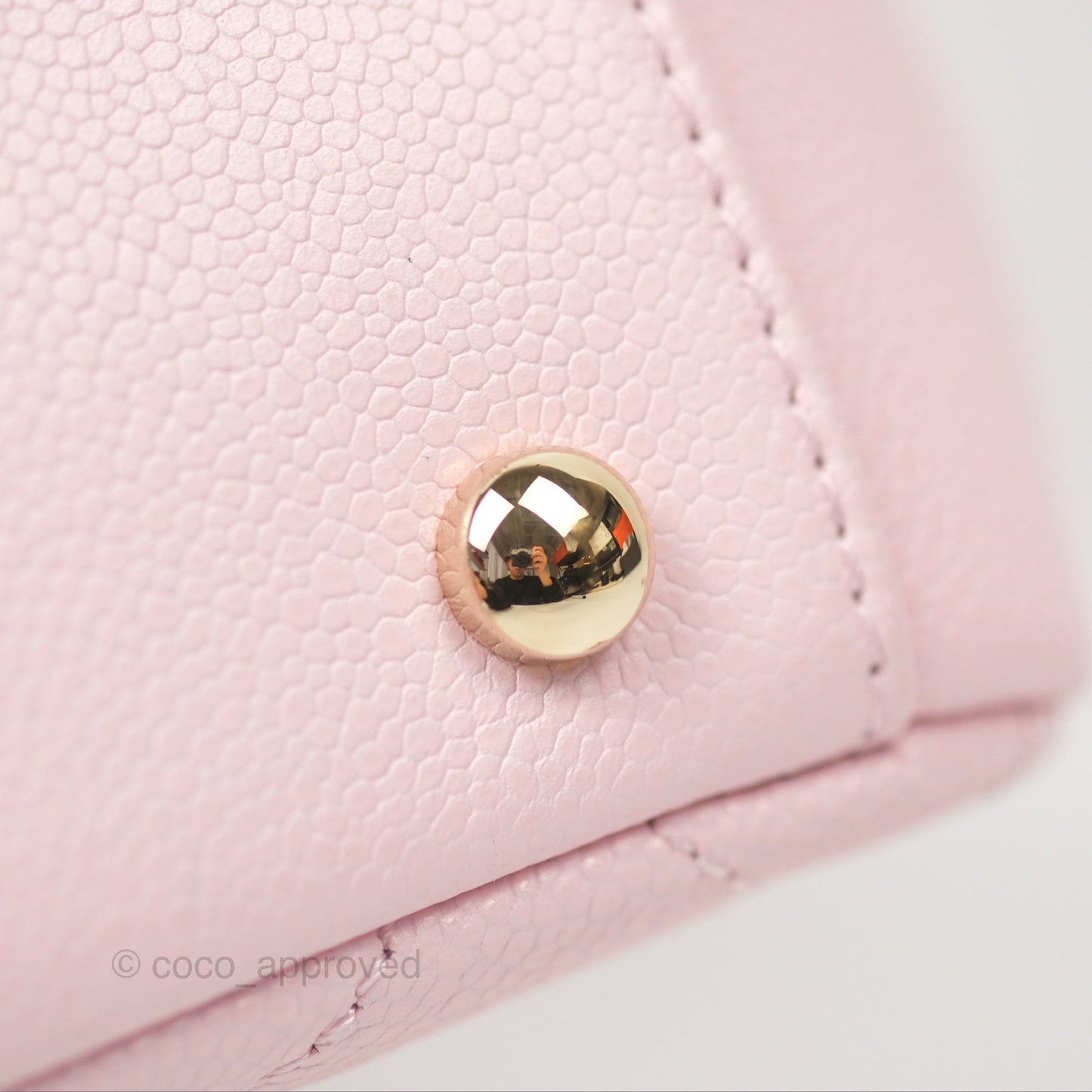 Chanel Quilted Small Business Affinity Flap Light Pink Caviar Gold Hardware