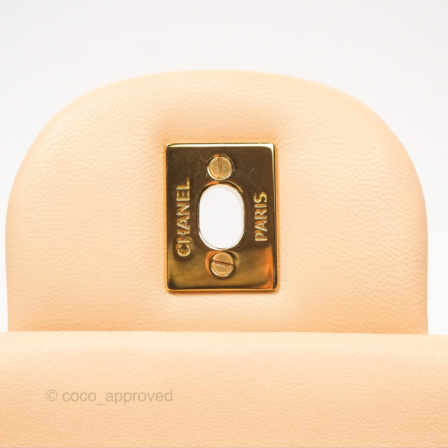 Chanel Jumbo Double Flap Beige Lambskin Gold Hardware⁣⁣