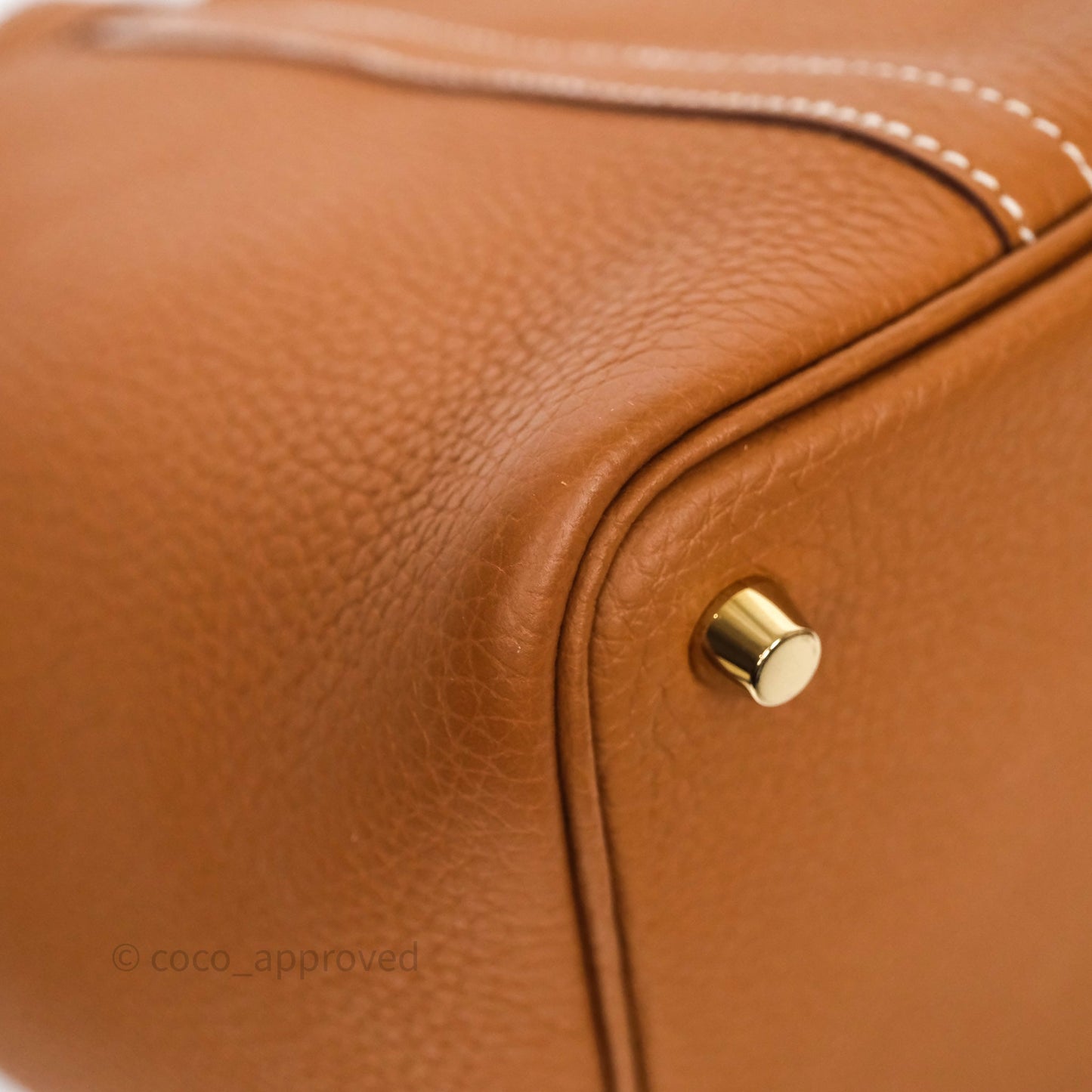 Hermès Picotin Lock 18 Gold 37 Clemence Gold Hardware
