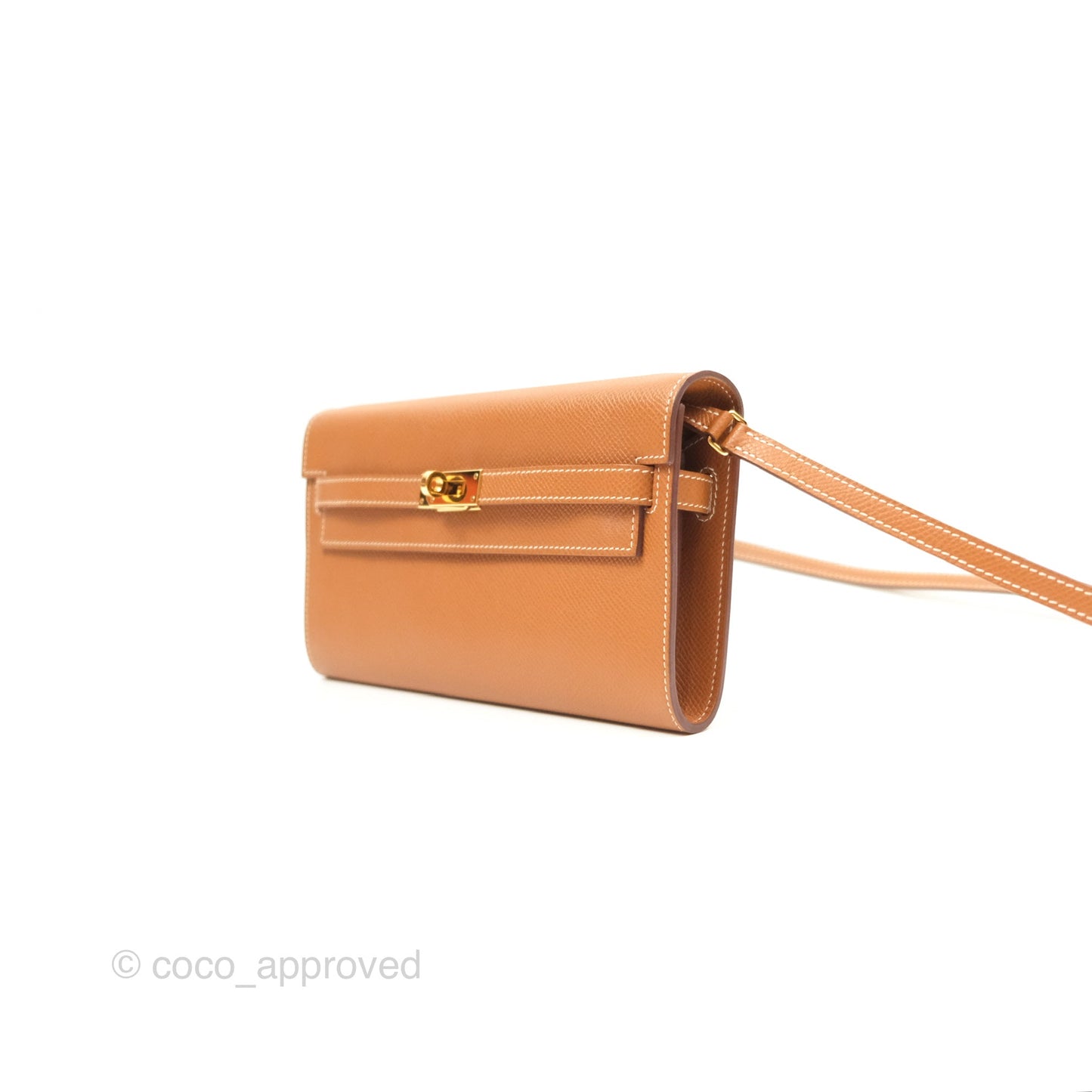 Hermès Kelly To Go Wallet Gold Epsom Gold Hardware
