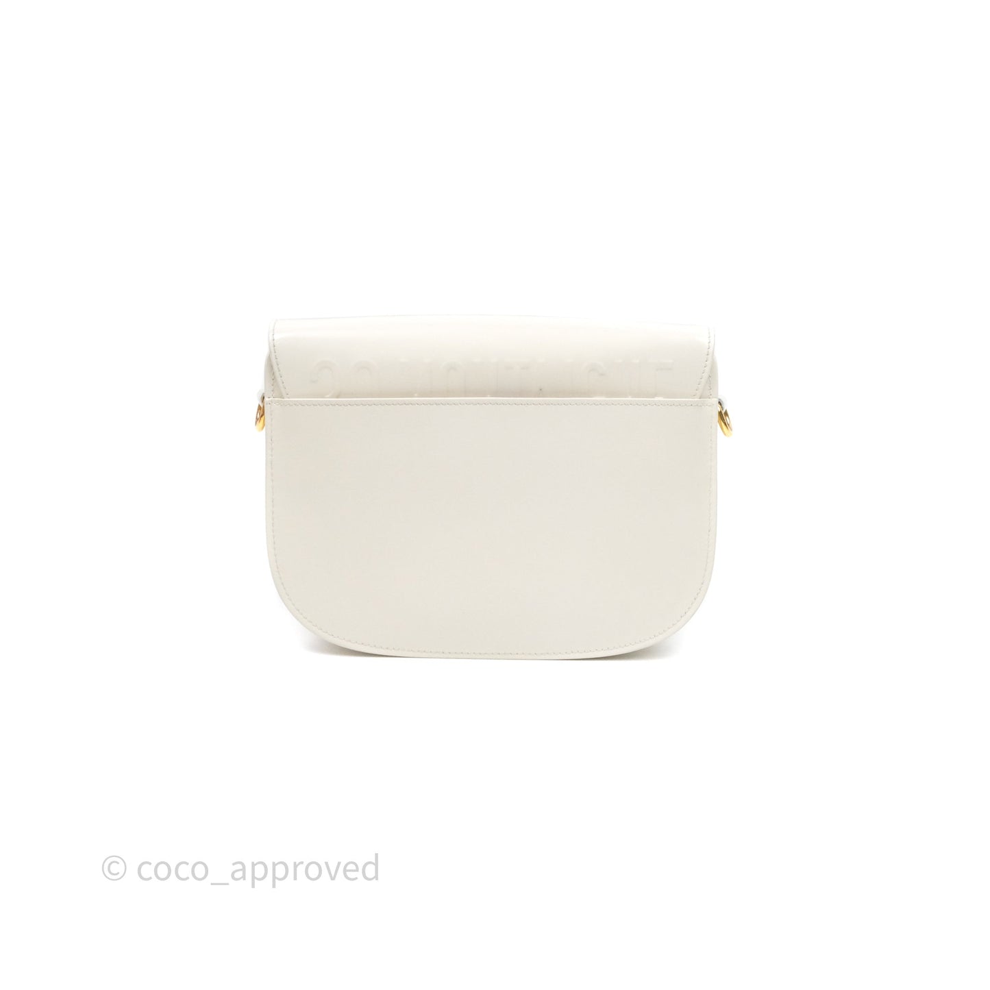 Dior Medium Bobby Bag Off White Calfskin Gold Hardware