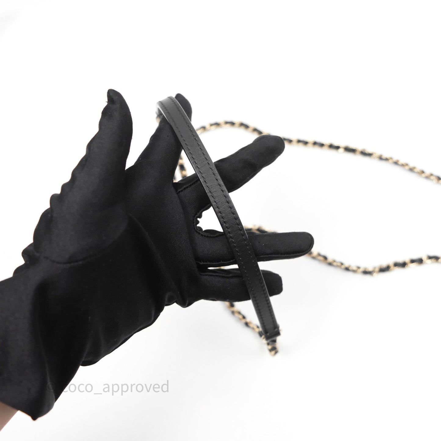 Chanel Quilted Drawstring Bucket Bag Black Calfskin Gold Hardware