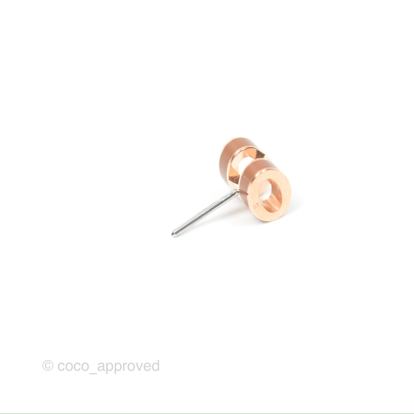 Hermès Mini Pop H Earrings New Gold Rose Gold Hardware