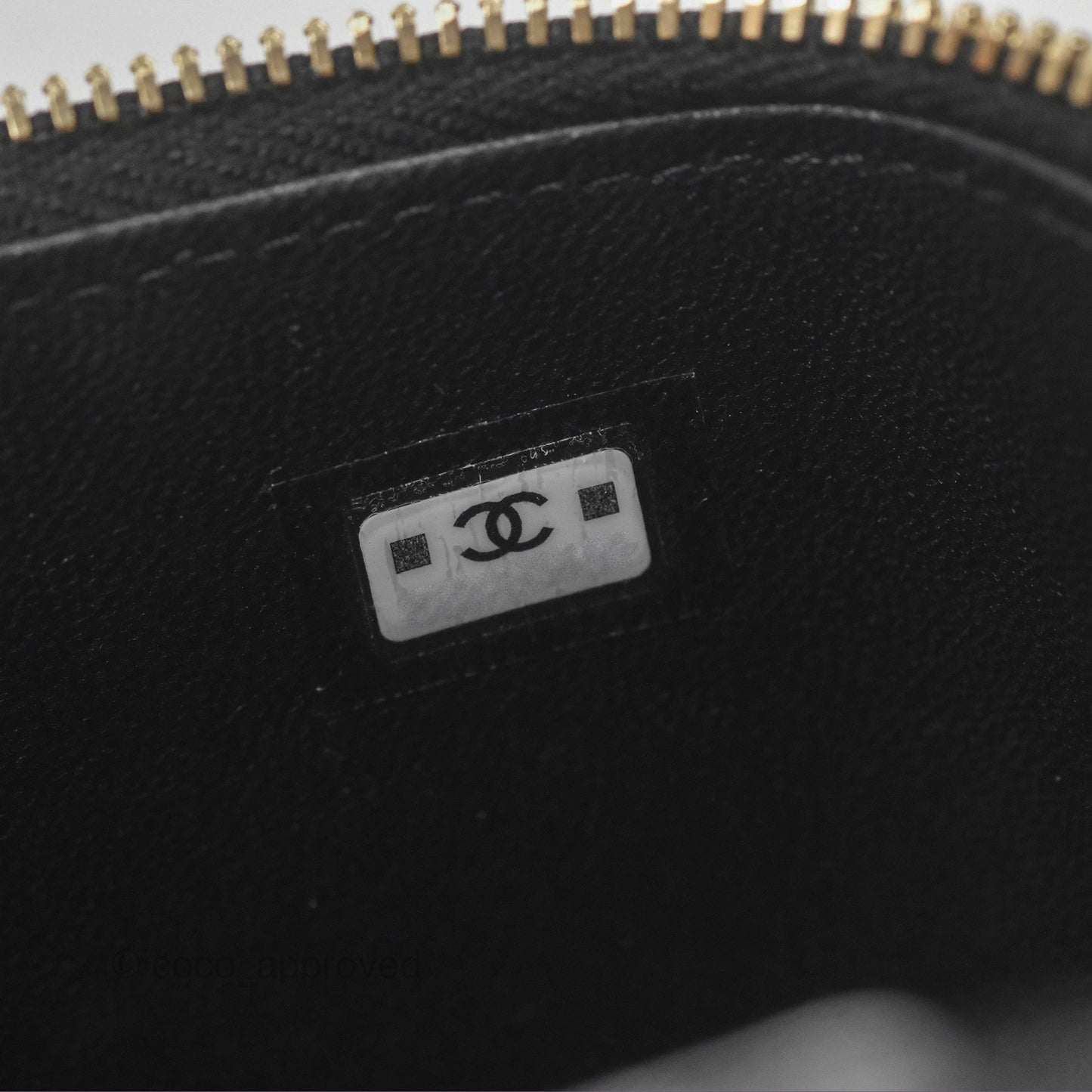 Chanel Vanity Rectangular Top Handle Black Lambskin Gold Hardware
