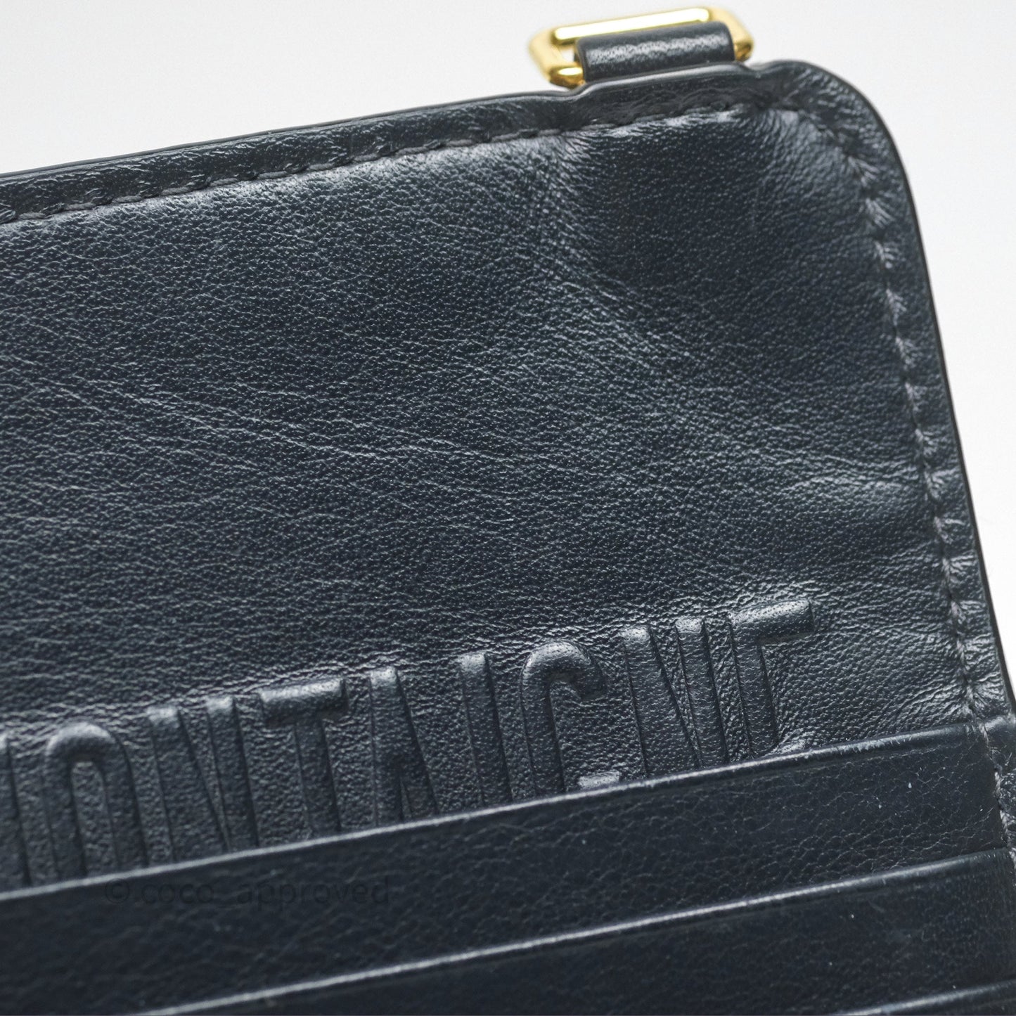 Christian Dior 30 Montaigne Blue Oblique Jacquard Long Wallet