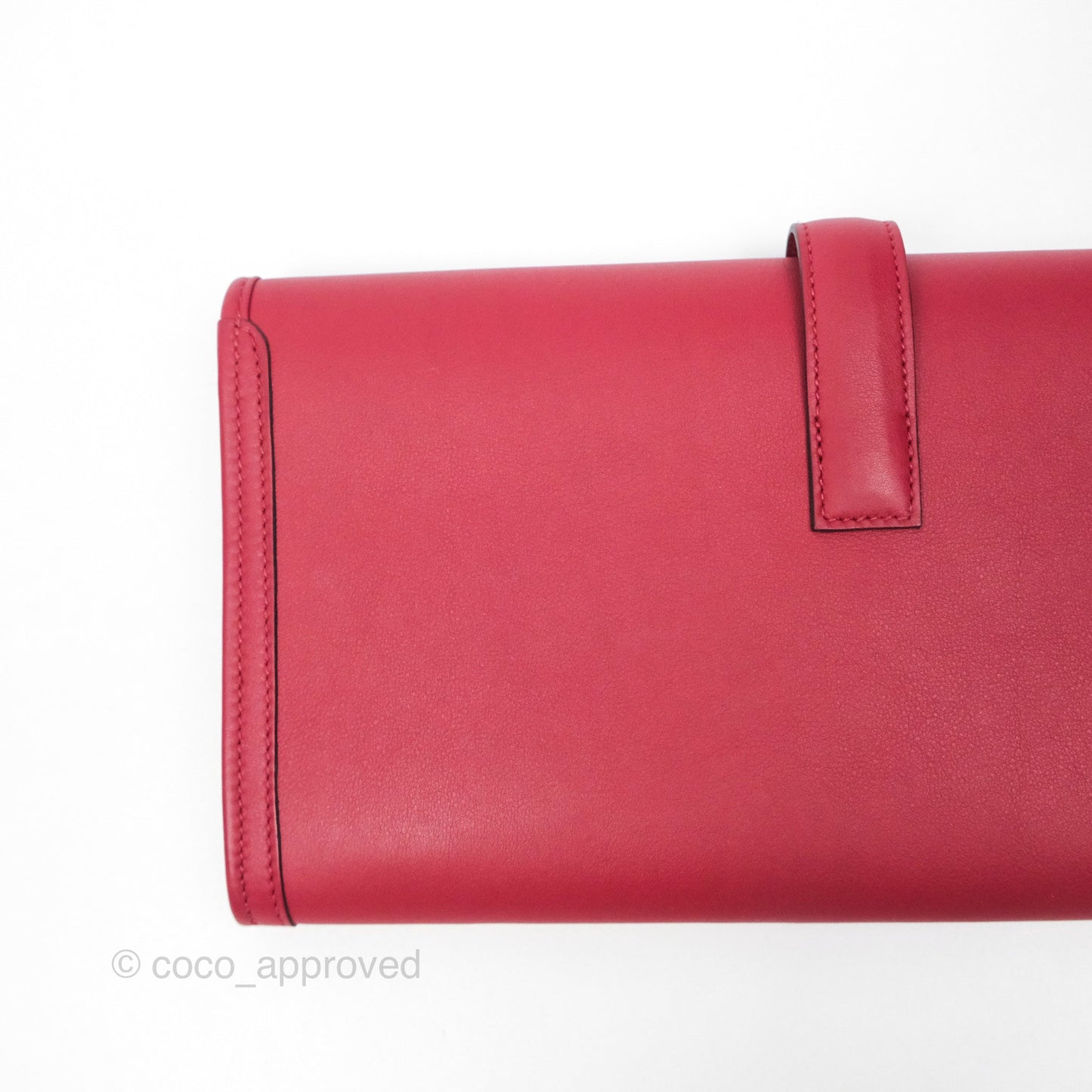 Hermès Jige Elan 29 Clutch Rouge Garance