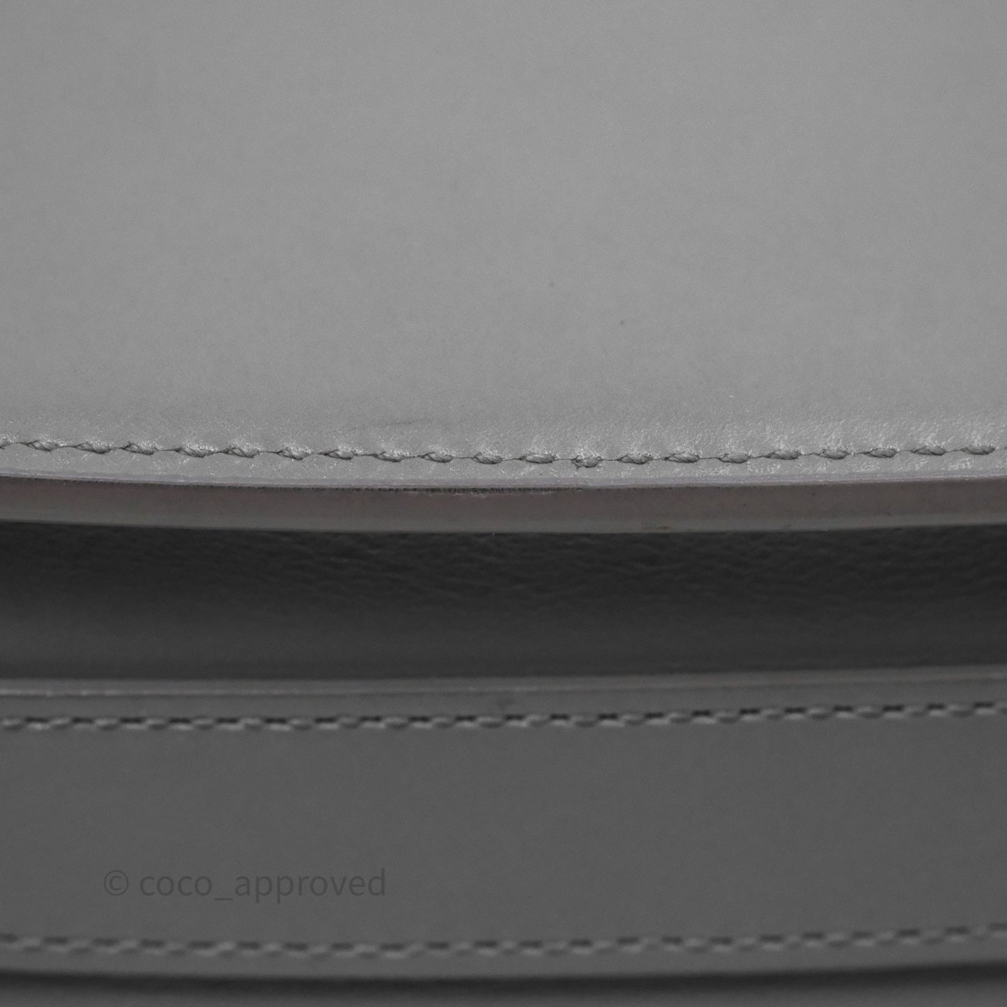 Christian Dior Medium Bobby Flap Grey Box Calfskin