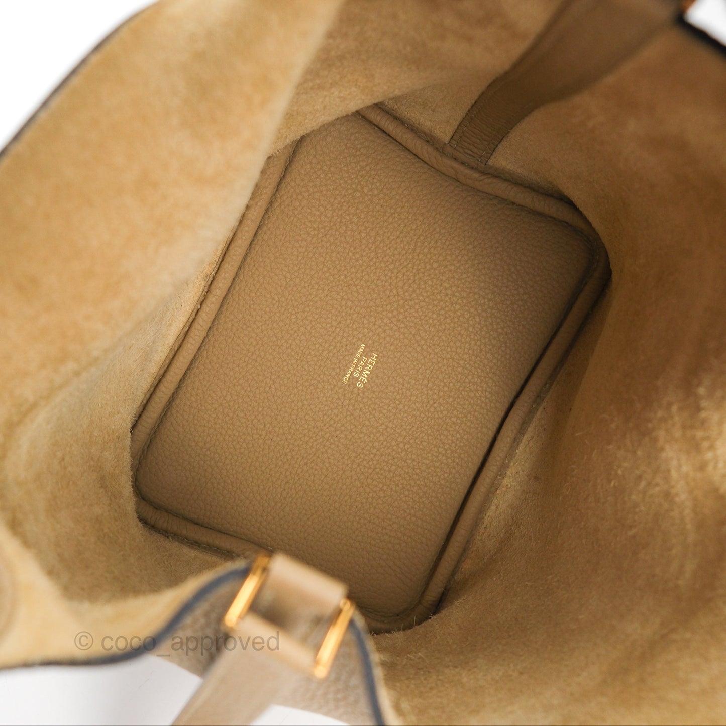 Hermès Picotin 18 Trench Clemence Gold Hardware