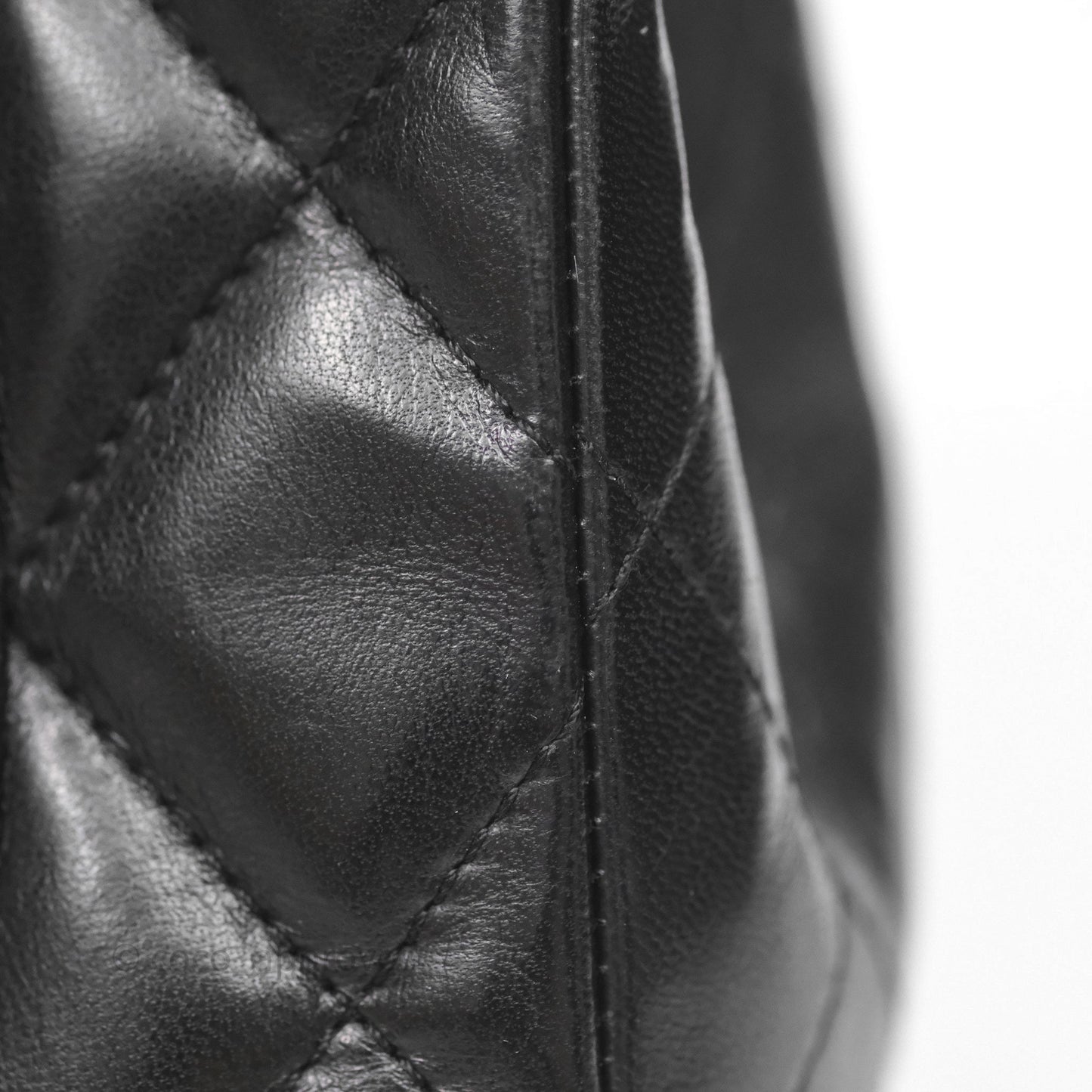 Chanel Jumbo Single Flap Black Lambskin Silver Hardware