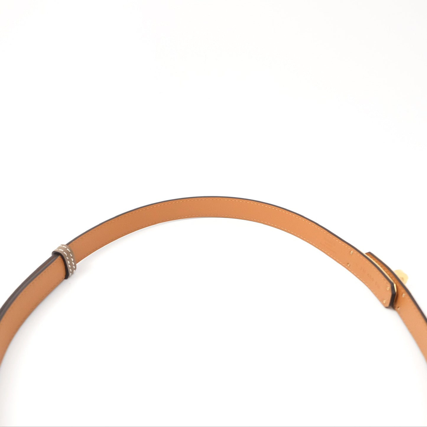 Hermès Epsom Kelly Buckle Belt Etoupe Gold Hardware