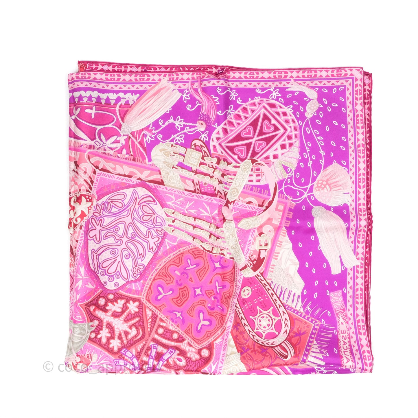 Hermès Cavaliers du Caucase Silk Scarf 90