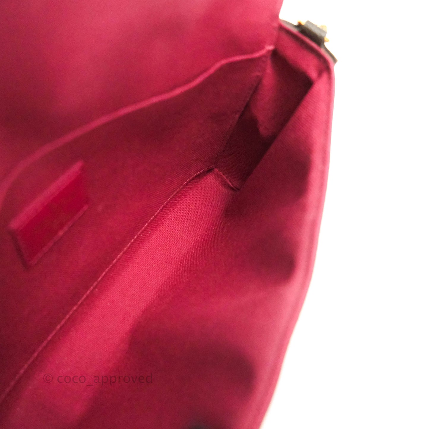 Louis Vuitton Monogram Canvas Pochette Félicie Bag Fuchsia Pink