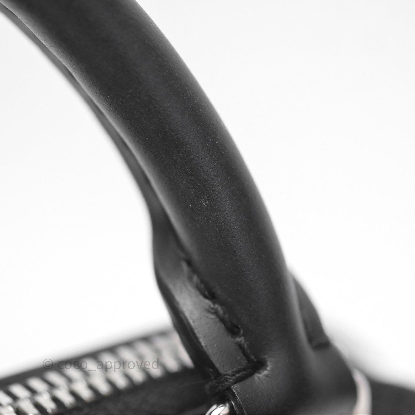 Louis Vuitton Alma Nano Black Silver Hardware